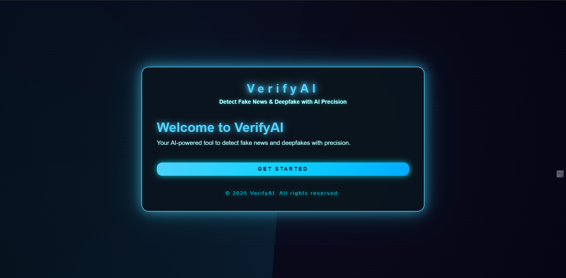 VerifyAI project preview